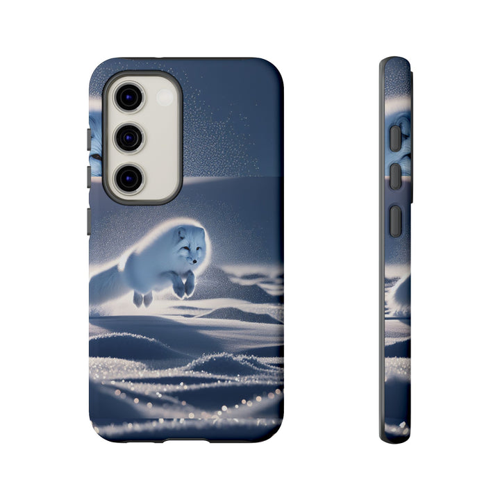 Cute Arctic Fox Phone Case – Tough Protective Cover for Animal Lovers