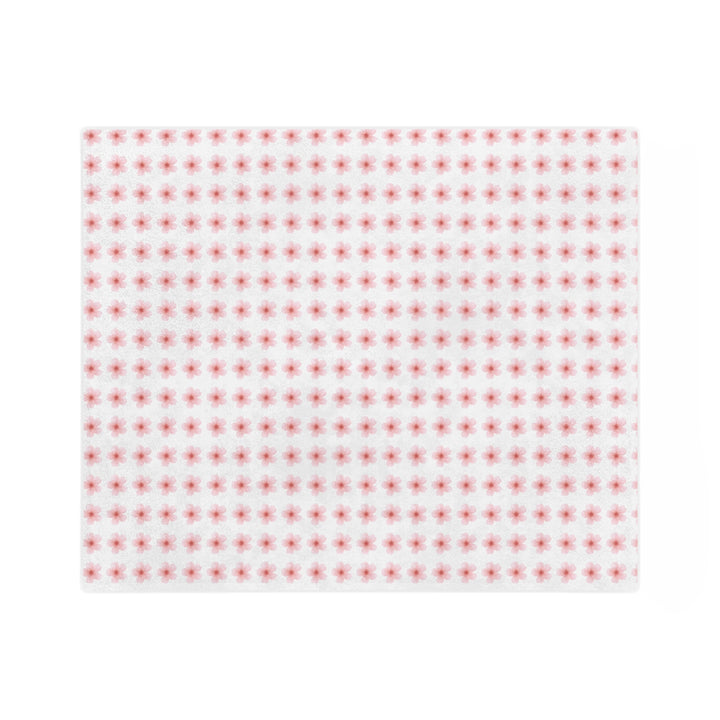 Cozy Velveteen Microfiber Blanket with Floral Design - Perfect for Home Decor and Gift Giving