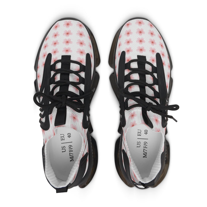 Women's Floral Mesh Sneakers - Lightweight Comfort for Active Lifestyle