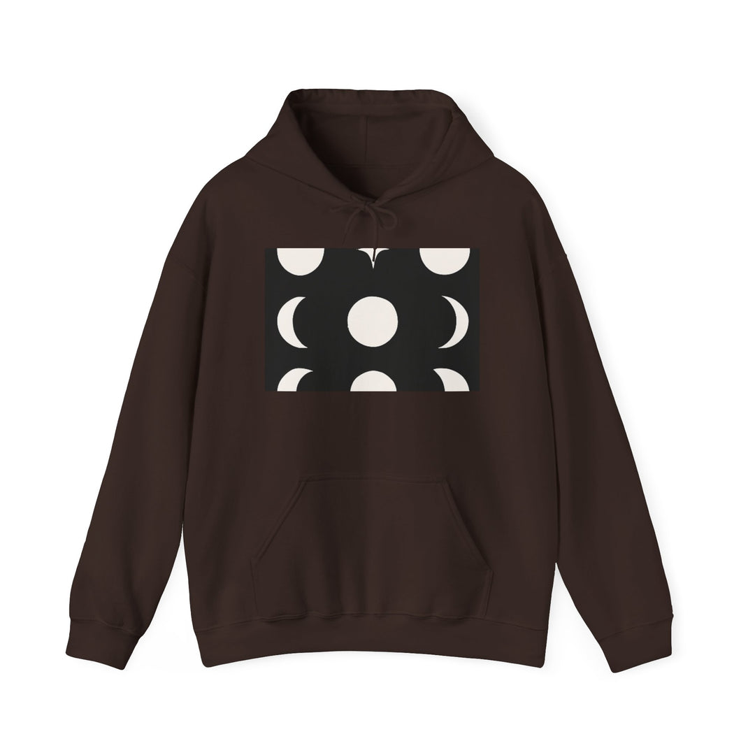 Moon Phases Unisex Hoodie, Cozy Gift for Astrology Lovers, Perfect for Fall, Winter, Art Sweatshirt, Night Sky Apparel