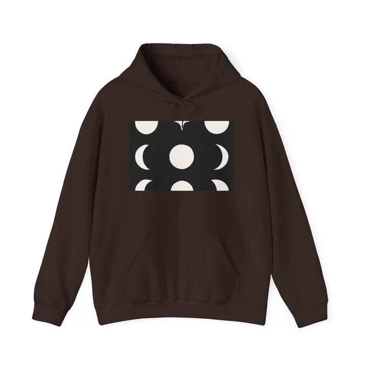 Moon Phases Unisex Hoodie, Cozy Gift for Astrology Lovers, Perfect for Fall, Winter, Art Sweatshirt, Night Sky Apparel