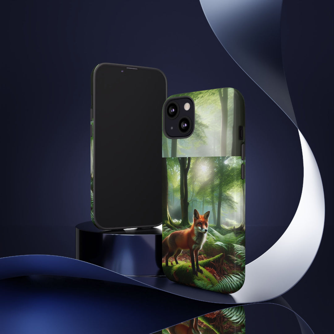Nature-Inspired Tough Case with Fox Design