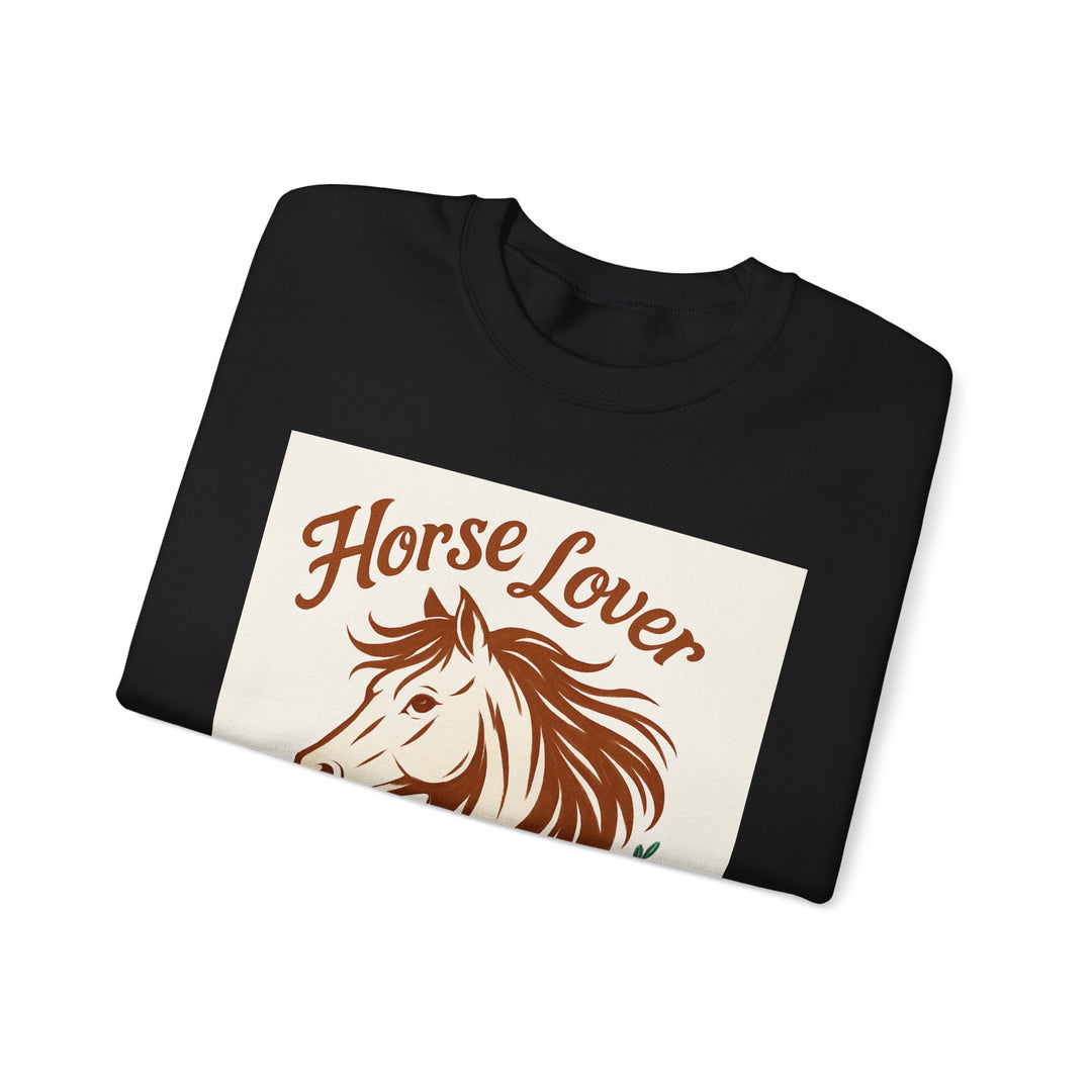 Cozy Horse Lover Sweatshirt, Equine Enthusiast Apparel, Perfect Gift for Equestrians, Casual Comfort, Horseback Riding Fashion