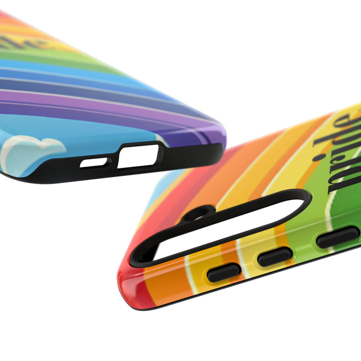 Pride Phone Case - Rainbow Gradient, LGBTQ+ Accessory, Colorful Phone Cover, Unique Gift for Pride Month, Phone Protection