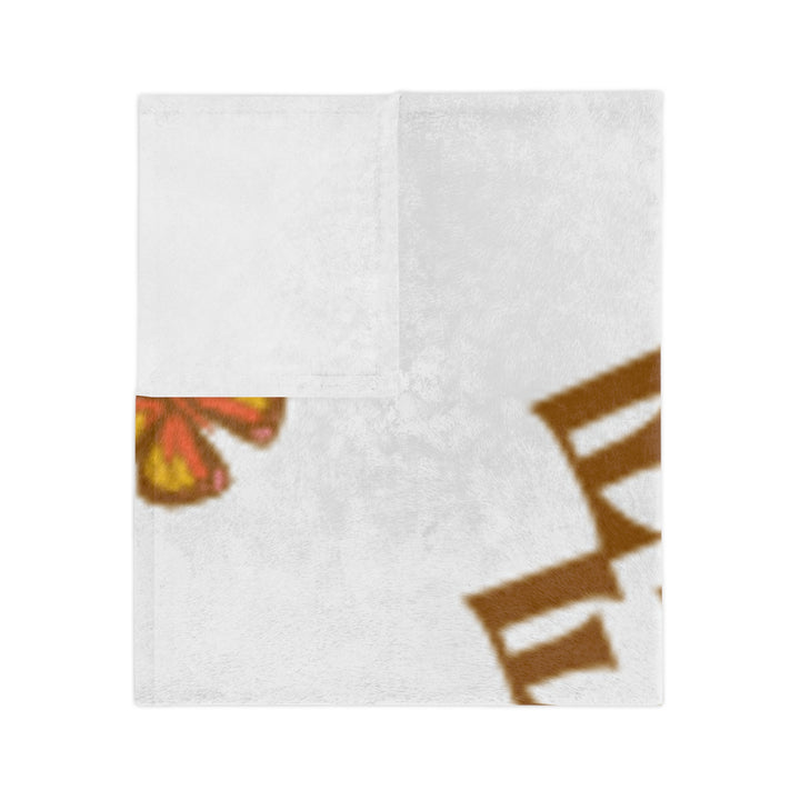 Fly Free Velveteen Microfiber Blanket - Cozy Butterfly Throw for Comfort & Inspiration