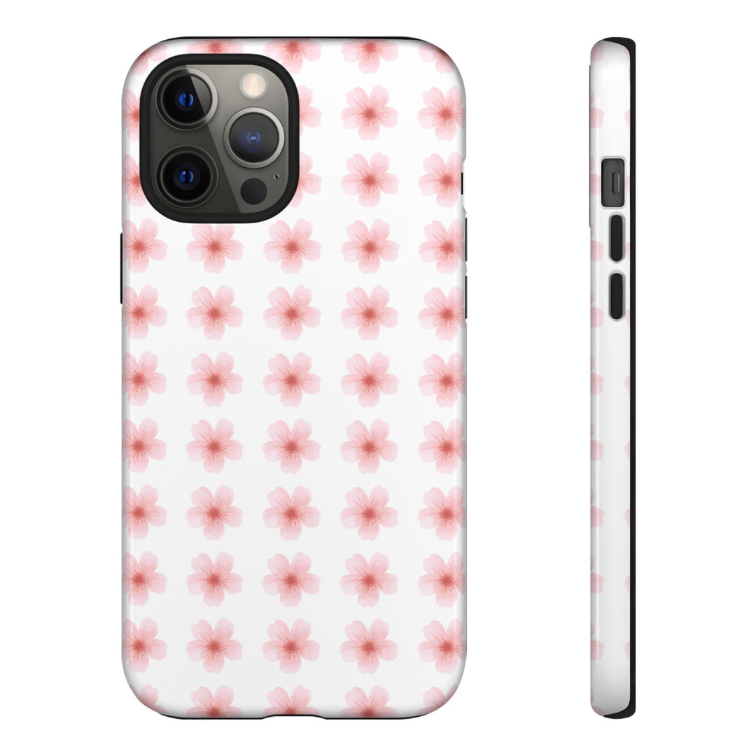 Cherry Blossom Tough Phone Case - Floral Design for Spring & Summer