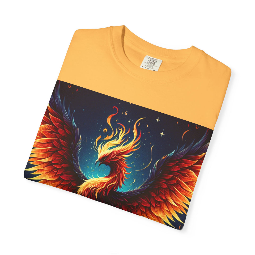 Phoenix Fire Unisex T-Shirt - Artistic Flame Design, Graphic Tee, Trendy Apparel, Gift for Art Lovers, Summer Fashion