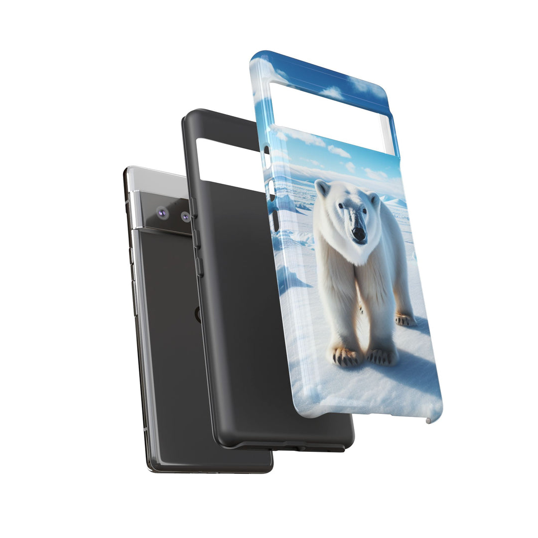 Polar Bear Tough Phone Case - Durable Protector with Arctic Design