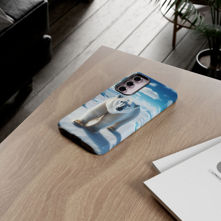 Polar Bear Tough Phone Case - Durable Protector with Arctic Design