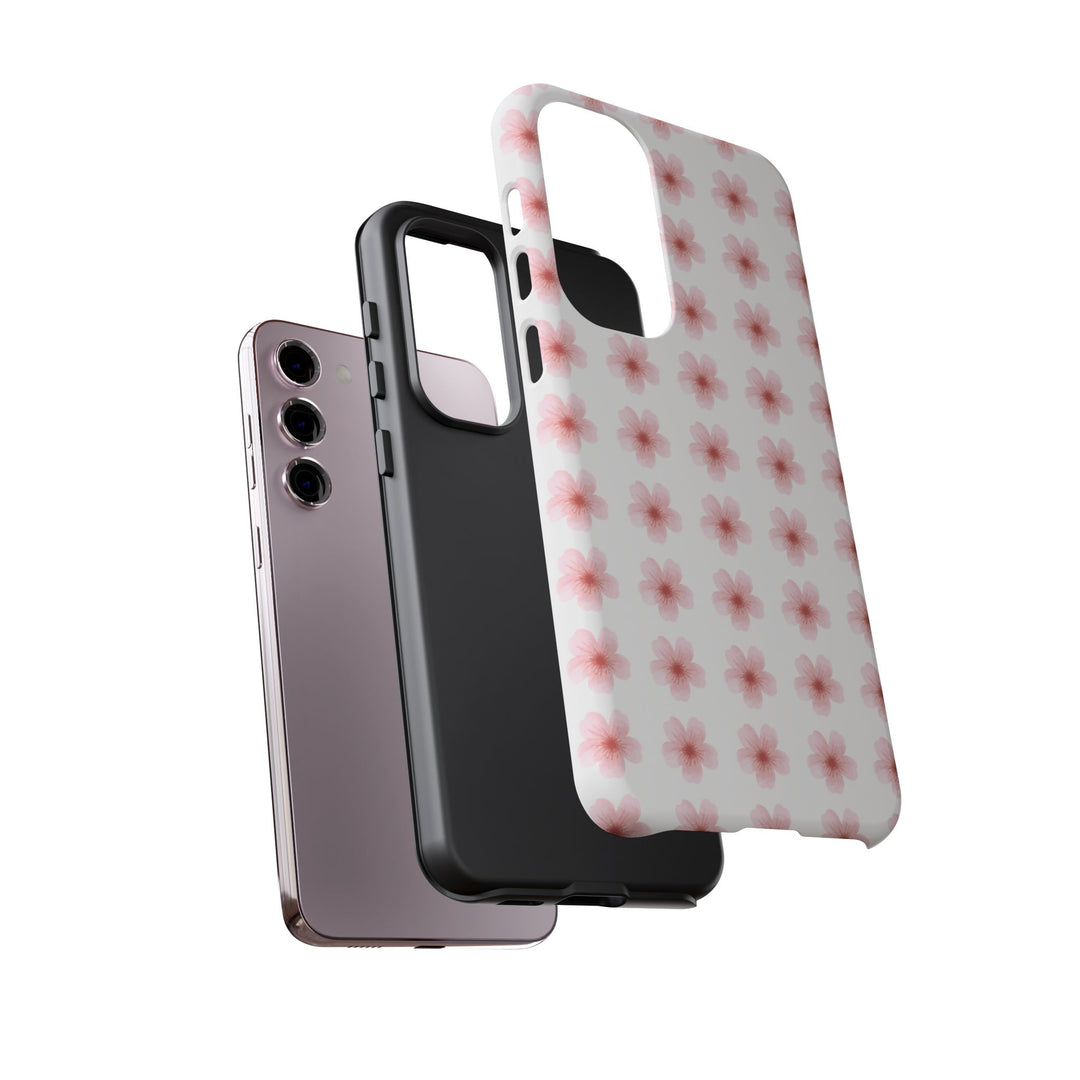 Cherry Blossom Tough Phone Case - Floral Design for Spring & Summer
