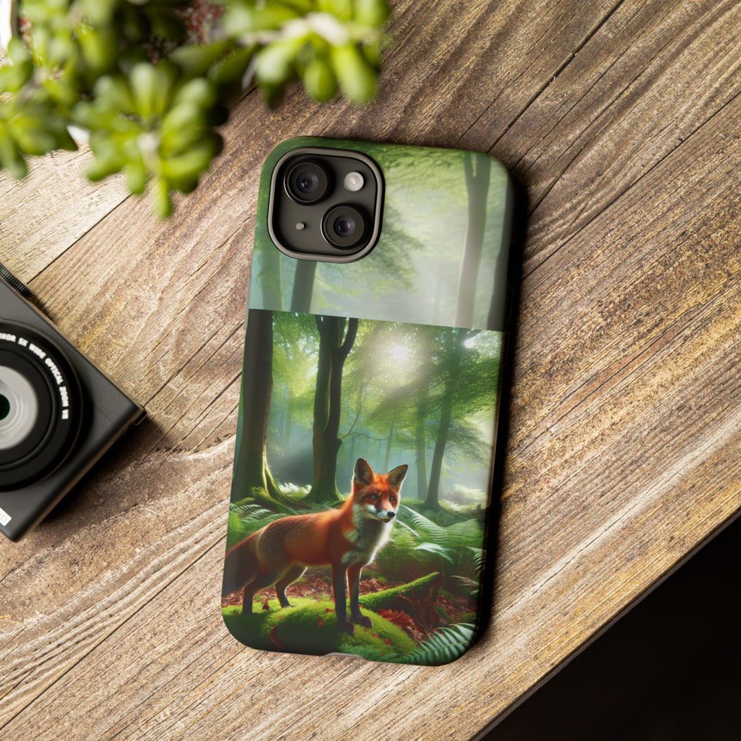 Nature-Inspired Tough Case with Fox Design