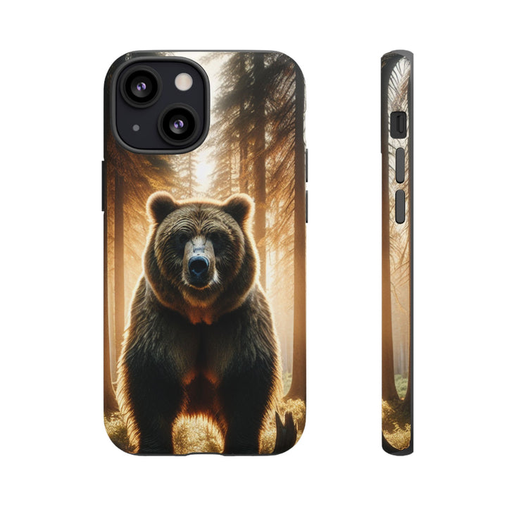 Wildlife Phone Case - Tough Cases with Bear Design, Nature Lover Gift, Animal-Themed Accessories, Eco-Friendly Tech Protection