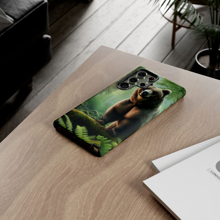 Wildlife Phone Case - Tough Bear Design for Nature Lovers