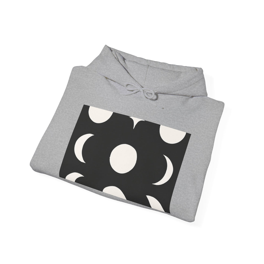 Moon Phases Unisex Hoodie, Cozy Gift for Astrology Lovers, Perfect for Fall, Winter, Art Sweatshirt, Night Sky Apparel