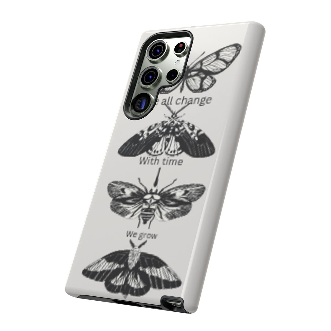 Inspirational Phone Case - We All Change With Time - Tough Cases for Nature Lovers