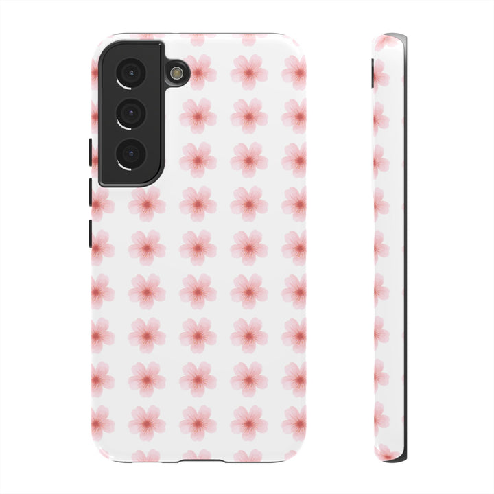 Cherry Blossom Tough Phone Case - Floral Design for Spring & Summer