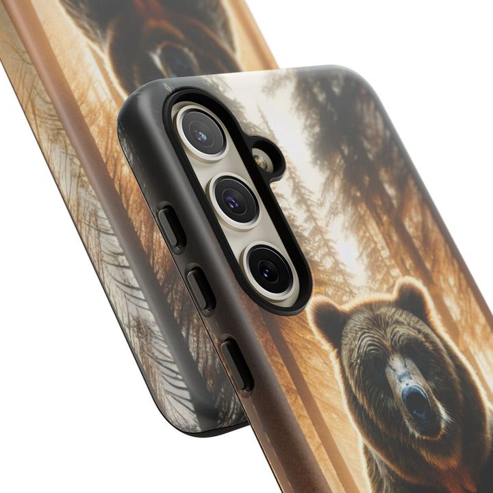 Wildlife Phone Case - Tough Cases with Bear Design, Nature Lover Gift, Animal-Themed Accessories, Eco-Friendly Tech Protection