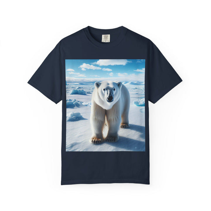 Polar Bear Graphic Unisex Garment-Dyed T-Shirt