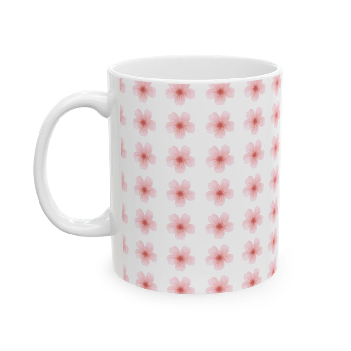 Blossom Print Ceramic Mug | Floral Coffee Cup | 11oz & 15oz