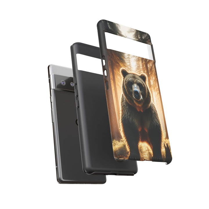 Wildlife Phone Case - Tough Cases with Bear Design, Nature Lover Gift, Animal-Themed Accessories, Eco-Friendly Tech Protection