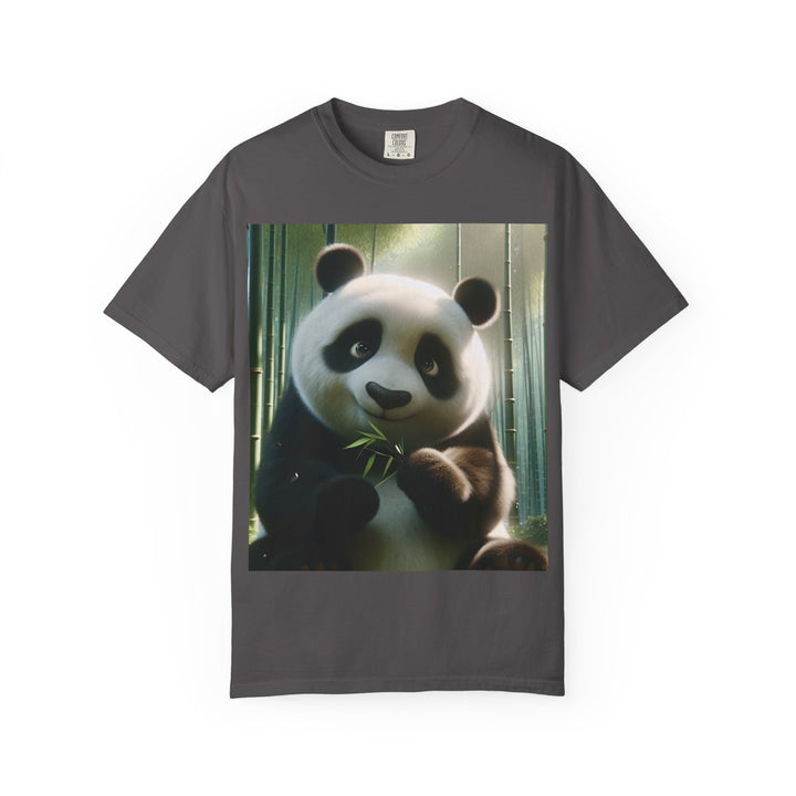 Cute Panda Unisex Garment-Dyed T-Shirt | Casual Animal Lover Tee
