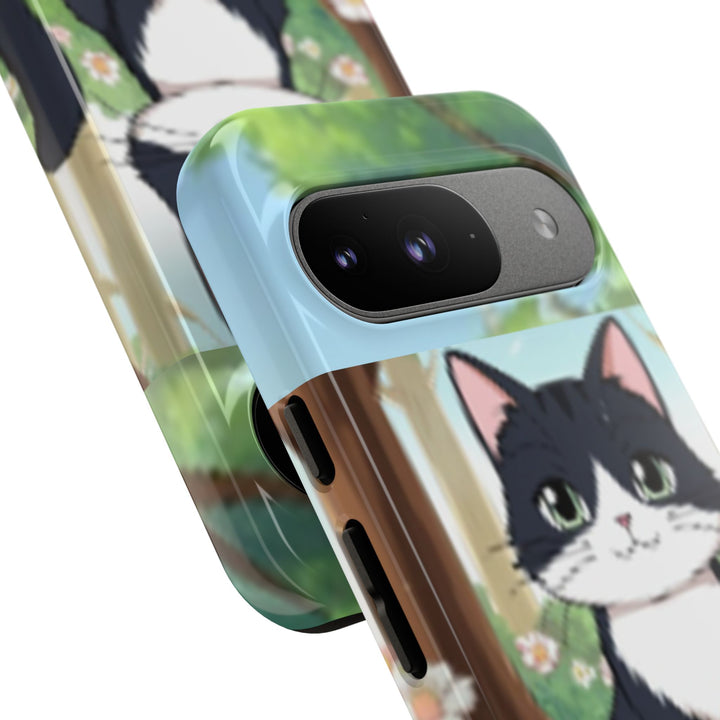 Cute Ai Cat Phone Case - Tough Cases for Animal Lovers