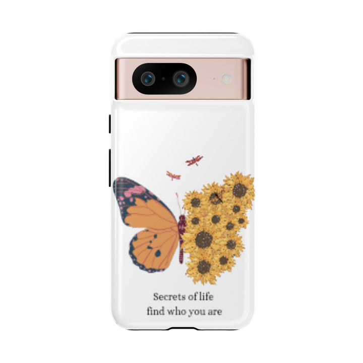 Butterfly & Sunflower Phone Case - "Secrets of Life" Design