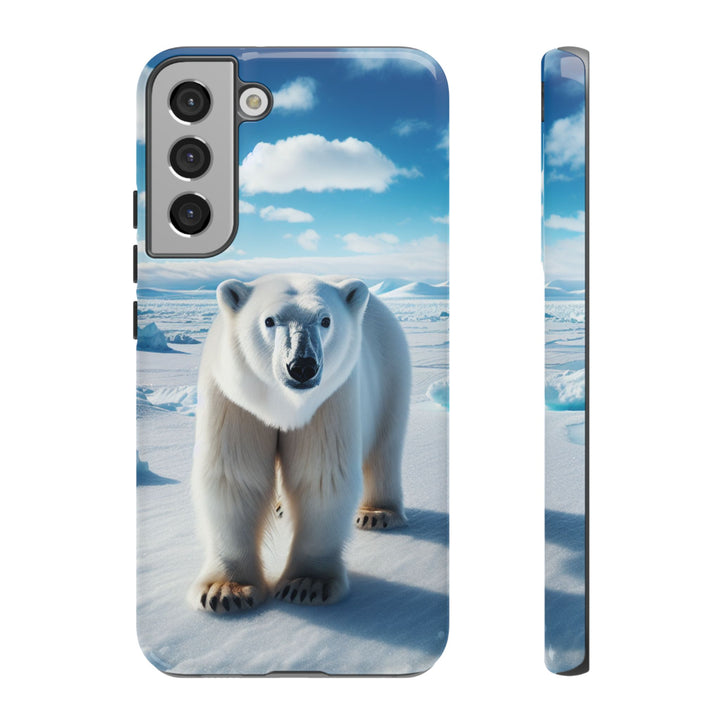 Polar Bear Tough Phone Case - Durable Protector with Arctic Design