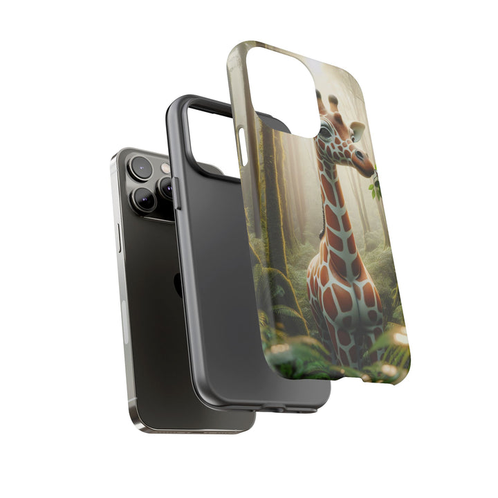 Giraffe Tough Phone Case - Cute Animal Design for Nature Lovers