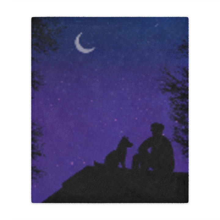 Cosmic Night Sky Minky Blanket for Cozy Moments