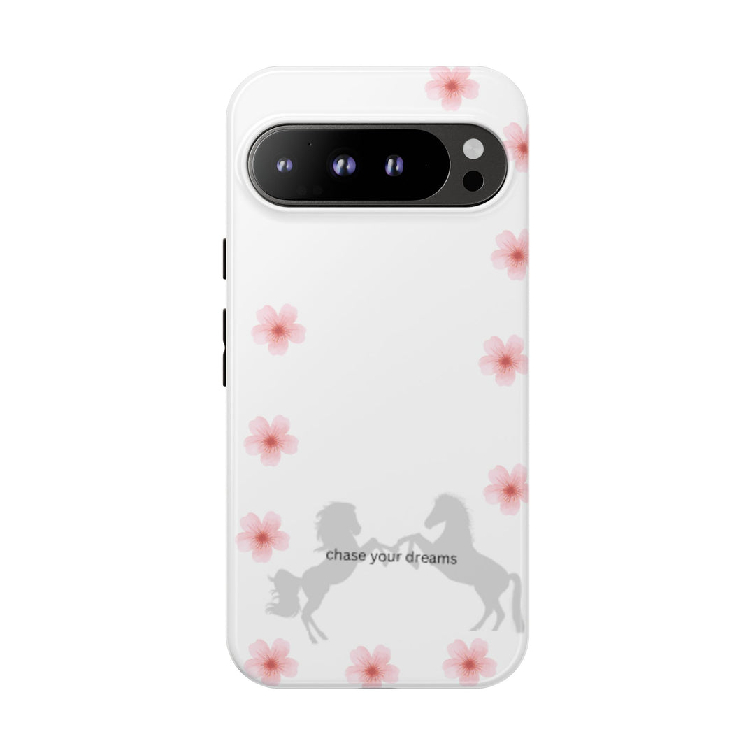 Chase Your Dreams Floral Phone Case