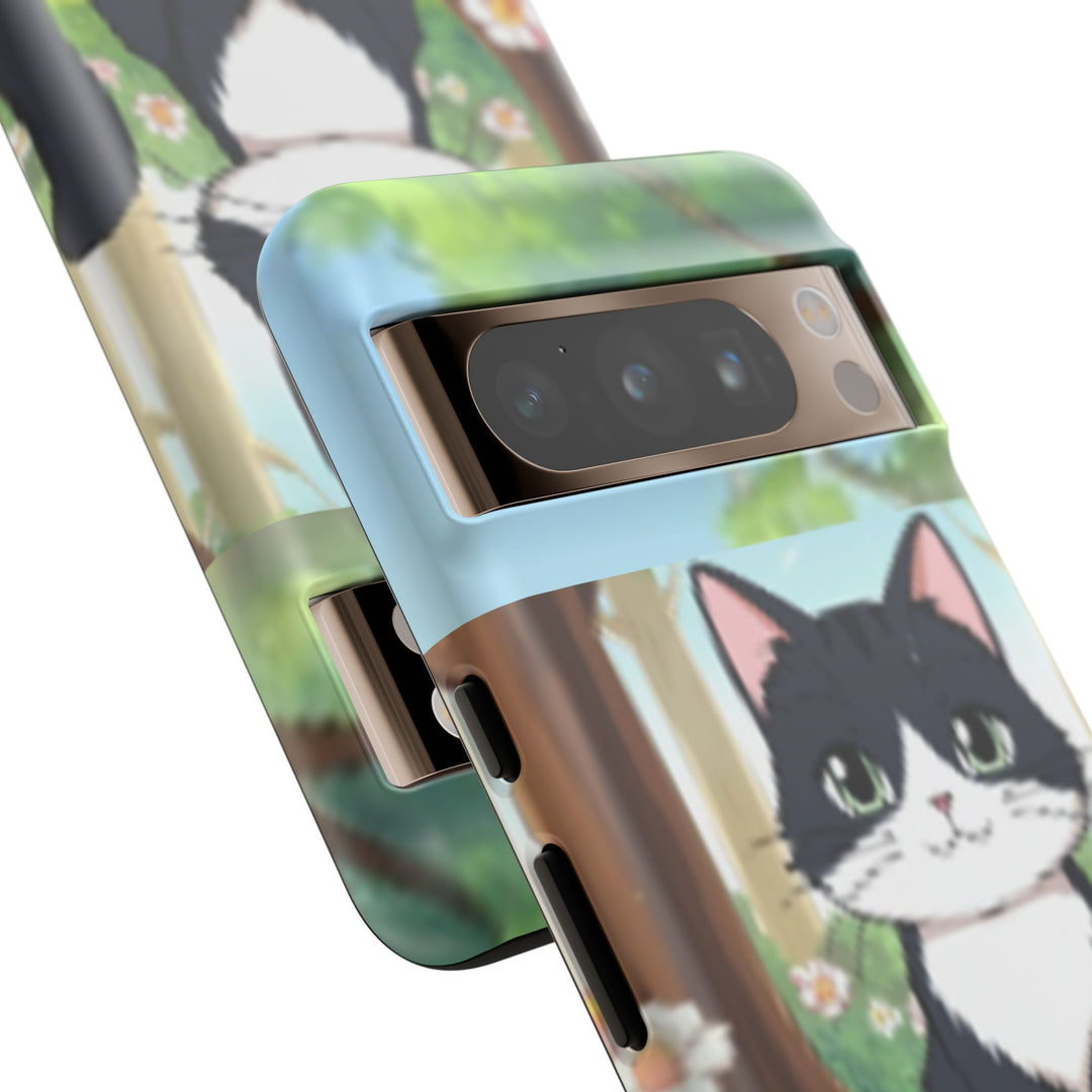 Cute Ai Cat Phone Case - Tough Cases for Animal Lovers