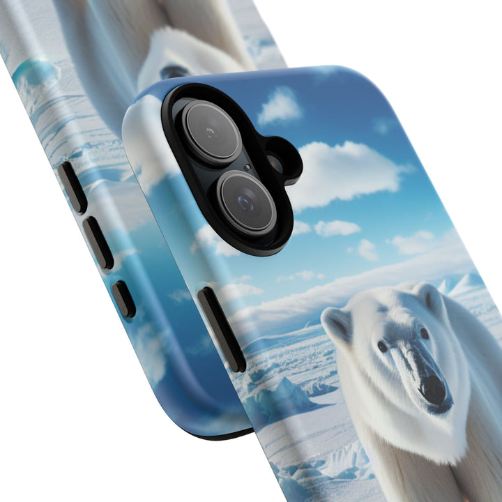 Polar Bear Tough Phone Case - Durable Protector with Arctic Design