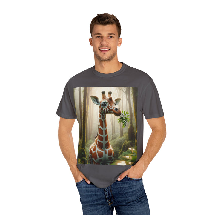 Playful Giraffe Unisex T-Shirt - Nature-Inspired Graphic Tee