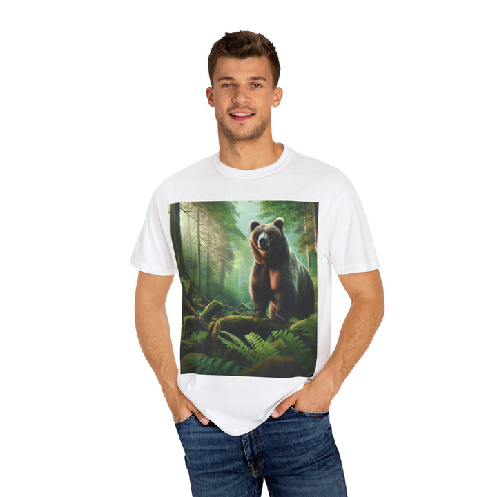 Nature-Inspired Unisex Bear Graphic Tee - Ideal for Outdoor Enthusiasts
