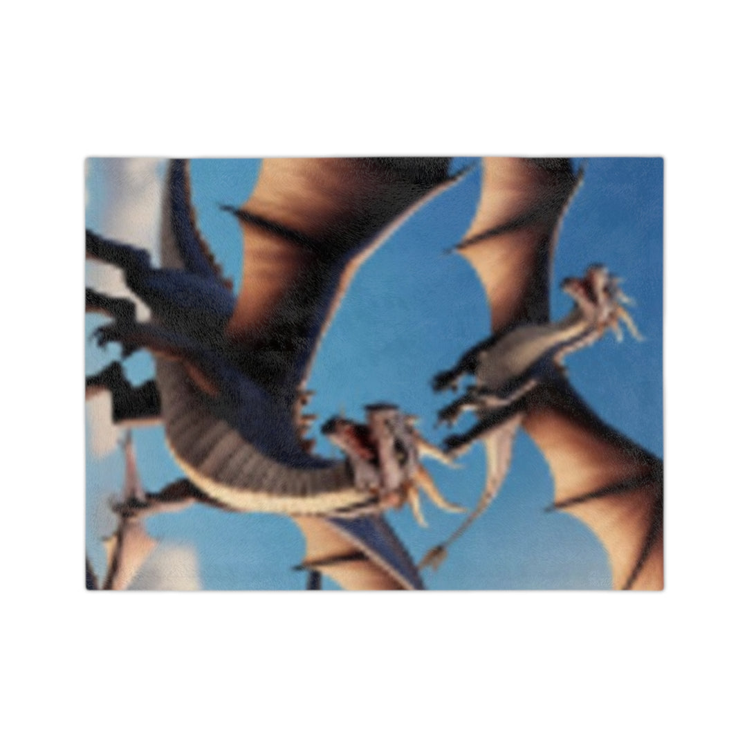 Fantasy Dragon Microfiber Blanket | Cozy Velveteen Throw for Kids and Adults
