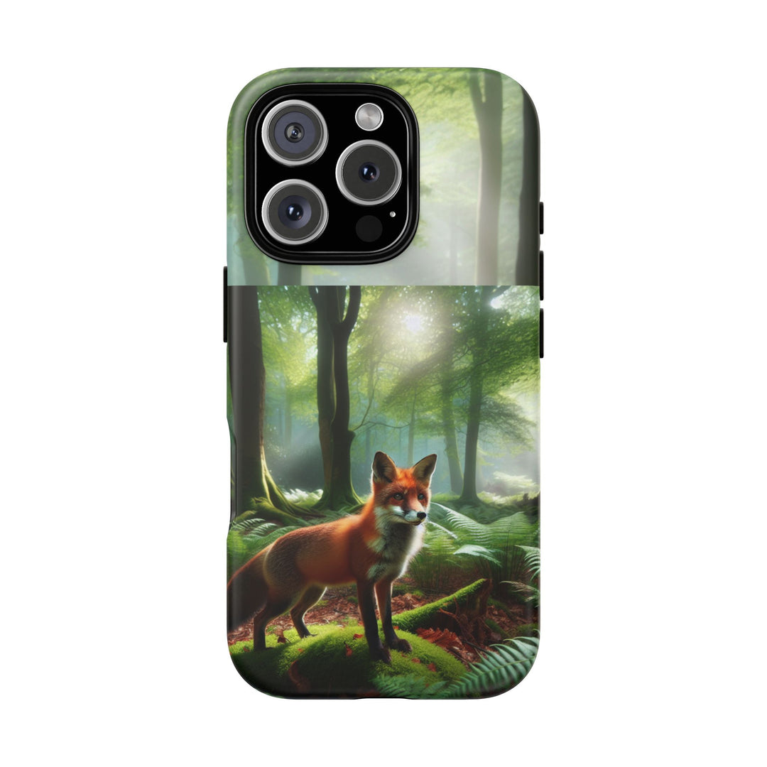 Nature-Inspired Tough Case with Fox Design