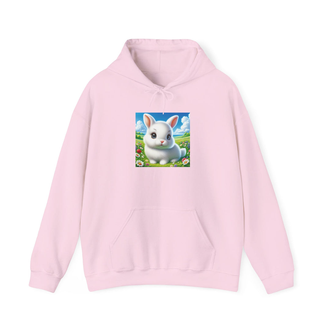 Cute Bunny Hooded Sweatshirt for Animal Lovers, Cozy Apparel for Spring, Easter Gift, Gift for Kids, Casual Wear