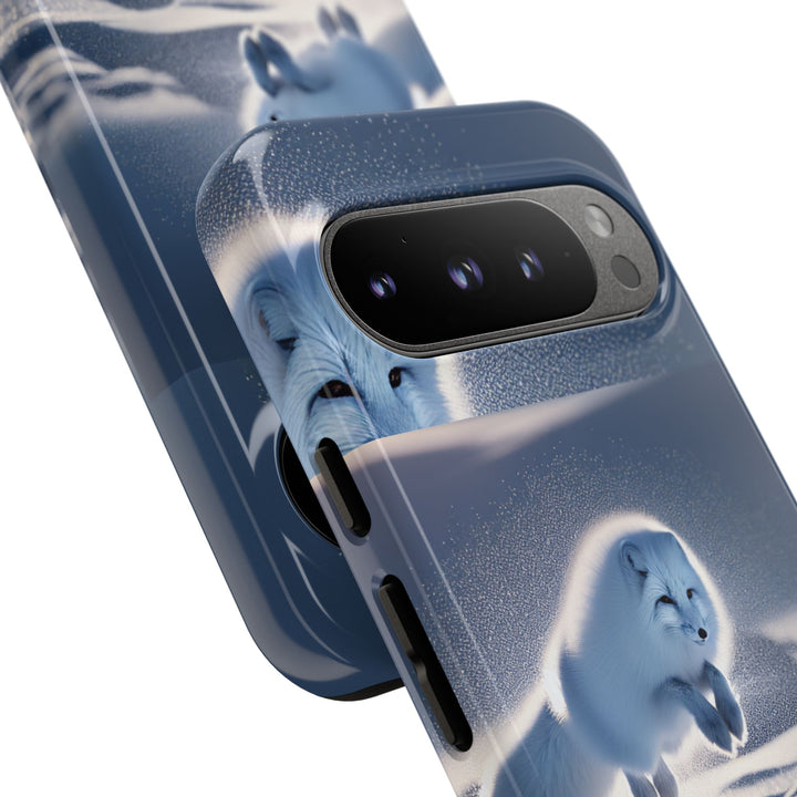 Cute Arctic Fox Phone Case – Tough Protective Cover for Animal Lovers