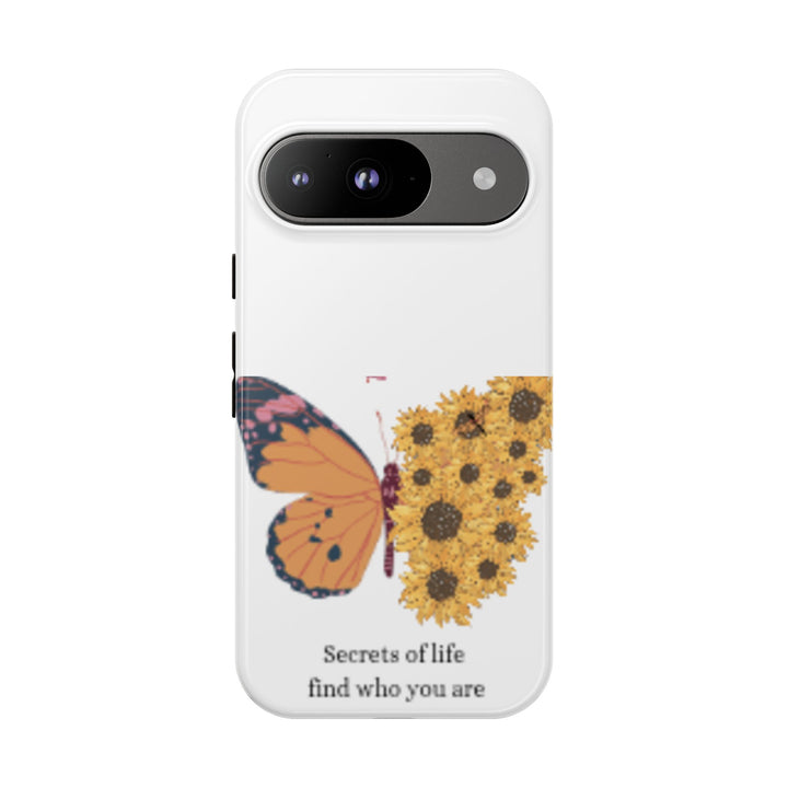 Butterfly & Sunflower Phone Case - "Secrets of Life" Design