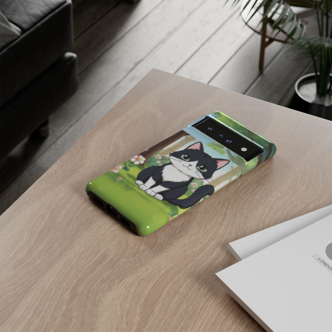 Cute Ai Cat Phone Case - Tough Cases for Animal Lovers