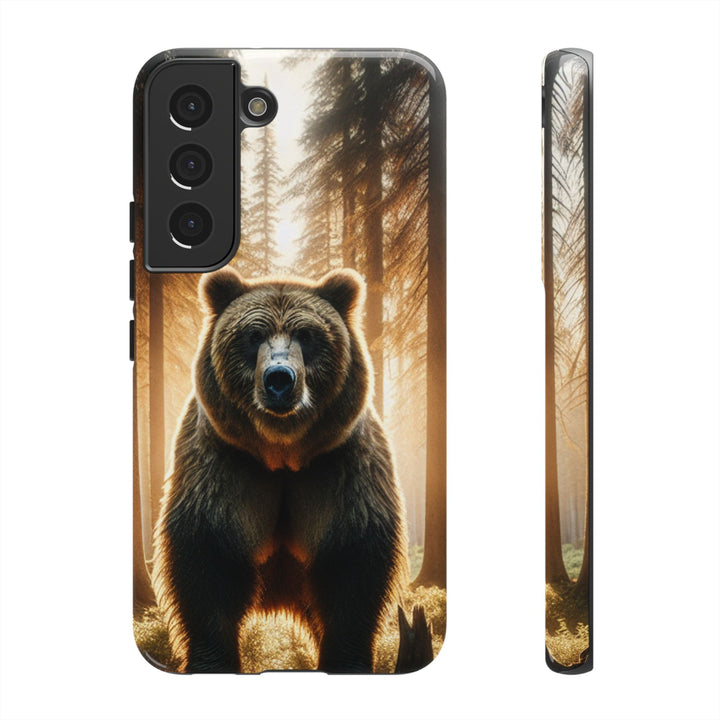 Wildlife Phone Case - Tough Cases with Bear Design, Nature Lover Gift, Animal-Themed Accessories, Eco-Friendly Tech Protection