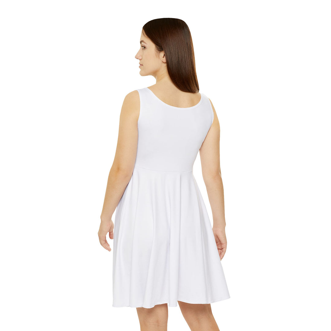 Women's Faith-Inspired Skater Dress, Casual Christian Dress, Summer Dress, Easter Dress, Cross Print Dress