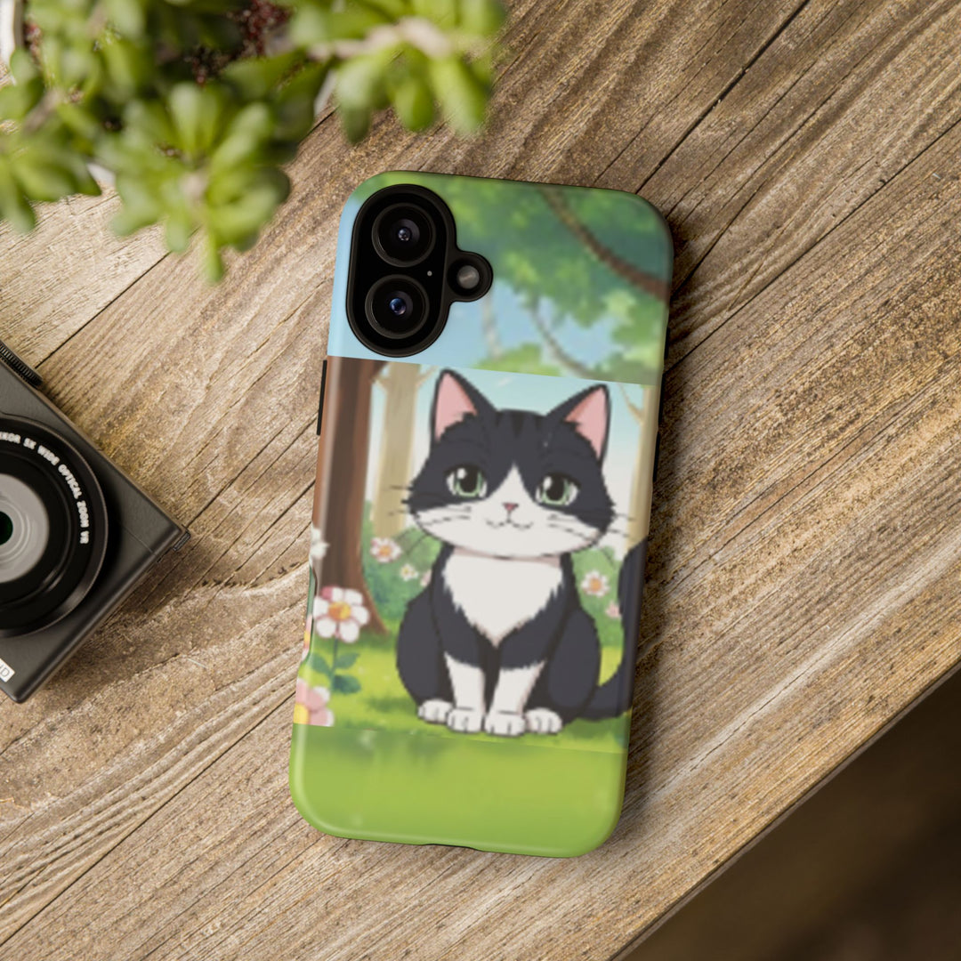Cute Ai Cat Phone Case - Tough Cases for Animal Lovers