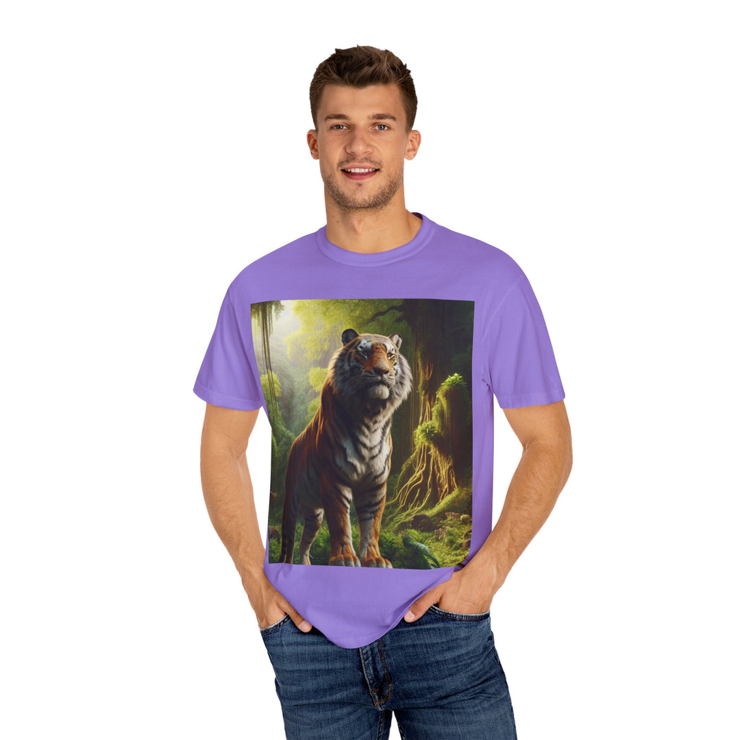 Majestic Tiger Unisex Garment-Dyed T-Shirt