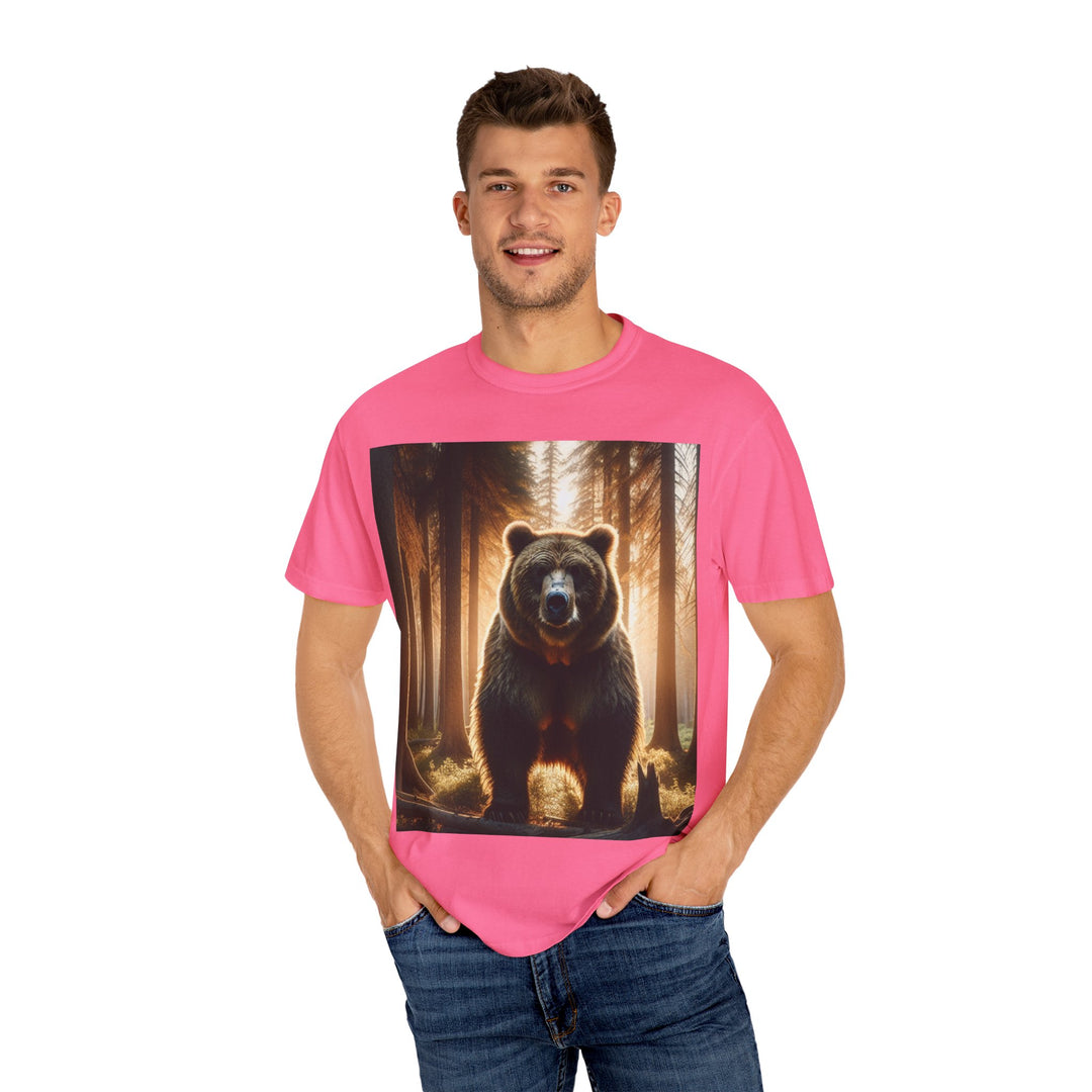 Nature-Inspired Bear Graphic Unisex T-Shirt
