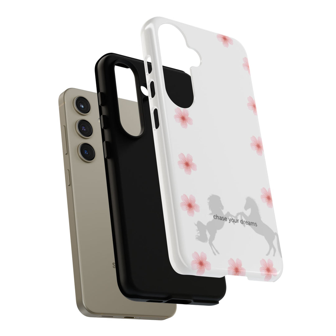 Chase Your Dreams Floral Phone Case