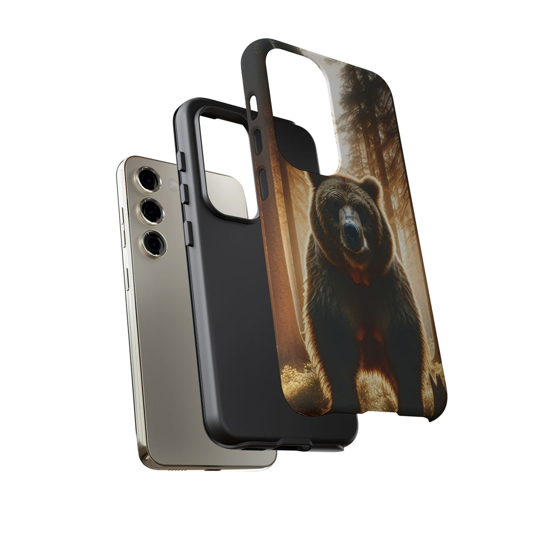 Wildlife Phone Case - Tough Cases with Bear Design, Nature Lover Gift, Animal-Themed Accessories, Eco-Friendly Tech Protection