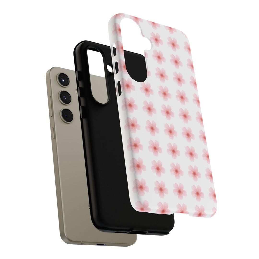 Cherry Blossom Tough Phone Case - Floral Design for Spring & Summer
