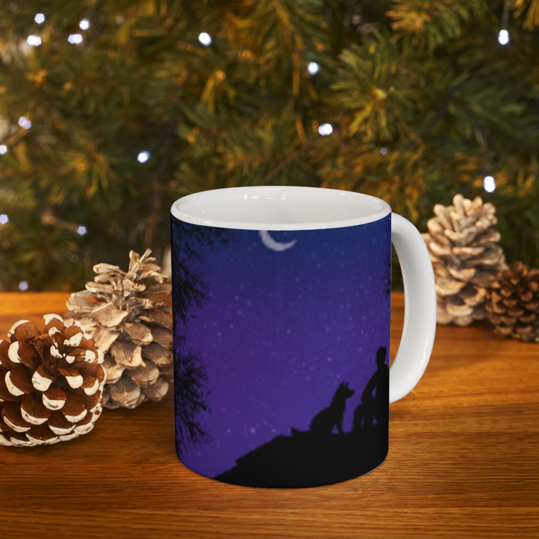Starry Night Ceramic Mug - 11oz & 15oz | Perfect for Stargazers & Coffee Lovers